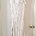 Unif NWT  Blithe Beige Linen Maxi Dress Photo 4