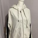 Spiritual Gangster  Everyday Stripe Zip Hoodie Birch Ivory 100% Cotton NWOT Photo 2