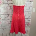 Lilly Pulitzer  Women's Strapless Vicki Island Lace Dress In Coral Size 8 Photo 6