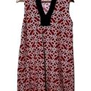 Talbots  Sleeveless V-Neckline Red White and Navy Medium Photo 0