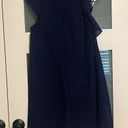 Loft  Navy Eyelet Dress Photo 3