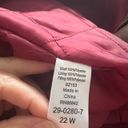 Woman Within Ladies Coat Burgundy Size 22 NWOT Photo 6