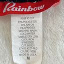 Rainbow Sandals Vintage Rainbow Plaid Crop Top Academia Y2K 90s Womens Sz M Black White Full Zip Photo 3