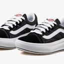 Vans  old skool over black suede platform shoes sneakers women’s 8 new Photo 0