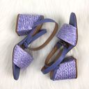 Bamboo NEW  | Braided Heel Maddy Sandals - LAVENDER Photo 2