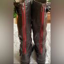 American Eagle Women’s knee high buckles round toe leather boots, size 6.5 Photo 7