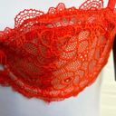 Frederick's of Hollywood  Lace Balconette Bra 36B Adjustable Straps Bow Accent Photo 5