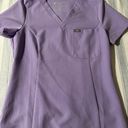 FIGS Lavender Dew Scrub Top Photo 0