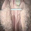 Forever 21 Fluffy Light Pink Bomber Jacket Photo 2