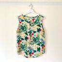 London Fog 80s Fruit Floral print viscose sleeveless top Photo 3