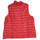 Woman Within  CORAL WITH FUN HEART DESIGN PUFFER VEST SIZE 22/24 Photo 1