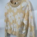 Divided  H&M Floral Retro Hippie Gypsy Y2K Women XS Groovy Funky Pullover Sweater Photo 6