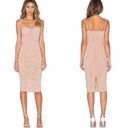 Misha Collection  Boned Corset Cami Bodycon Dress Tan Nude Size XS Photo 1