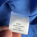 Draper James NWT  RSVP Blue Cotton Textured Dress size XS Photo 9