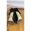 Michael Kors  BLACK LEATHER SIDE SIP BOOTIES PLATFORM HEEL PUMPS SIZE 6.5 Photo 8