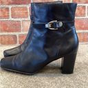 Nine & Co. by Nine West Phillipe Women’s Black heel ankle boots booties size 9 Photo 2