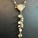 Monet  Mother of Pearl Style Y Beaded Necklace Photo 1