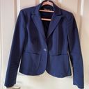 New York & Co. 7th Ave Navy Blue Blazer Photo 0