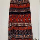 Notations Vtg 90s Y2k  Maxi Skirt southwestern boho hippie pencil straight size L Photo 9