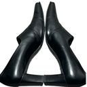 Paul Green  Pump Shoes Womens Size 9 Black Leather Block Heels Square Toe Comfort Photo 7