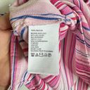 Tommy Bahama  Pink Stripe V-Neck Seaside Escape Tank Women’s Large Photo 5