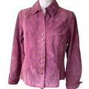 Coldwater Creek  Lavender Suede Jacket Photo 0