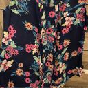 Candie's Candie’s “Spring Bouquet Blue” Pintuck Floral Sleeveless Blouse Size SMALL NWOT Photo 4