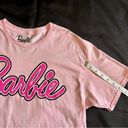 Barbie Adult Size Medium Pink Short Sleeve Crew Neck Graphic T Photo 5