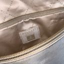 BVLGARI Tan & Gold Metallic Zip Makeup Clutch 10x7x.5 Photo 5