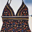 Petal Boden STRING PLUNGE SWIMSUIT BLACK LOTUS  US 12 one piece Photo 7