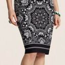 Chico's Black and White Paisley Skirt Photo 1