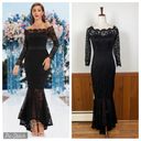 None Gorgeous Boutique Black Lace Gown! Photo 1