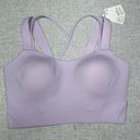 Lululemon  Like a Cloud Longline Bra D/DD Lilac Ether 10 NWT Photo 3