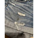 Rag and Bone  Distressed High Waist Denim Medium Wash Trestles Shorts 23 Photo 2