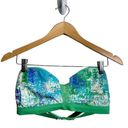 Under Armour  Bikini Top Womens Green/Blue Size Medium Photo 0