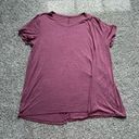 Lululemon  Back to Me maroon short-sleeve t-shirt Photo 4