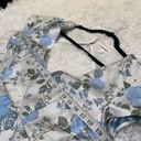 superdown  Carolisa Open Back Mini Dress in Blue White Floral Size Large Photo 3