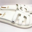 Sam Edelman Sandals Valeri Slides Womens 8.5 Leather in White Open Toe Photo 2