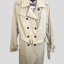 Brooks Brothers  Rain Coat Women’s 12 Mid Length Lined Heavyweight Beige Photo 0