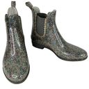 Jack Rogers  Sallie Glitter Rain Boots Ankle Booties Rainbow 7 Photo 0