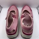 L.L.Bean  Women's Size 11 Pink White Closed Toe Mary Jane Hook & Loop Casual Shoes Photo 5