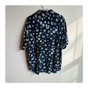 Structure ★ Vintage 90’s  Pattern Casual Button Down - Blue/White ★ Photo 5