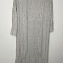 BKE  by the buckle gray ribbed open cardigan size small Photo 0