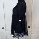 Frederick's of Hollywood VTG SEXY  BLACK LACE TEDDY LINGERIE SLIP Photo 3