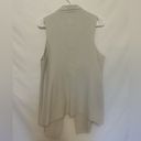 Eileen Fisher  100% Silk Shawl Collar Long Open Vest Sleeveless Blazer Medium Photo 8