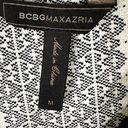 BCBGMAXAZRIA  Jaylenne Black Sweater Knit Peplum Top, EUC, Medium, MSRP $128 Photo 6