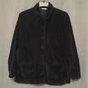 Nordstrom | Black Corduroy Button Up Photo 0