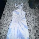 ZARA Blue Tie Dye  Dress Photo 2