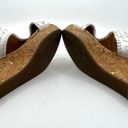 Jack Rogers  White Leather Cork Wedge Sandals Women's 7.5 US Photo 7