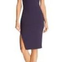 Likely  packard one shoulder dress size 2 Navy Blue SHEATH knee Length Photo 6